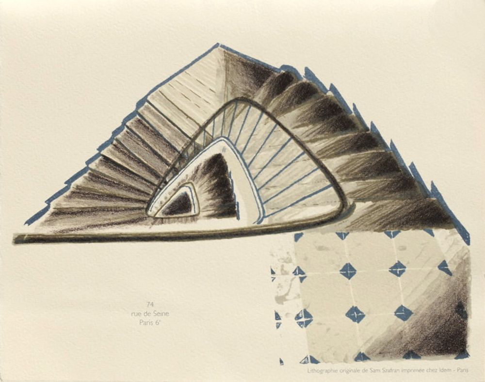 L'escalier 74 rue de Seine