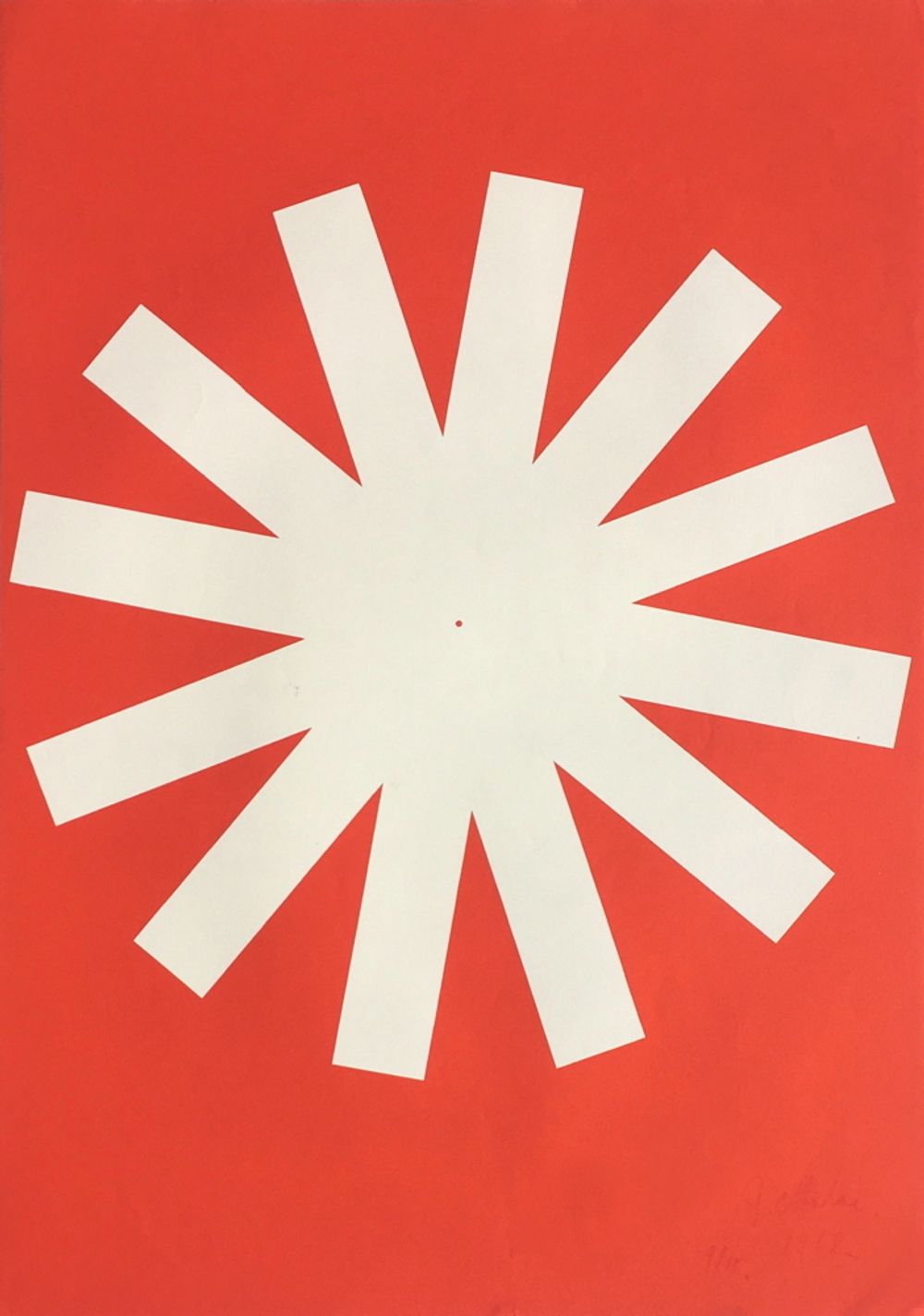 Etoile sur rouge