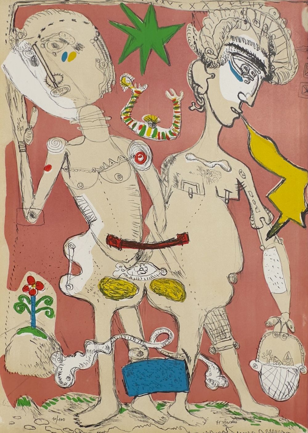 Couple à l'étoile