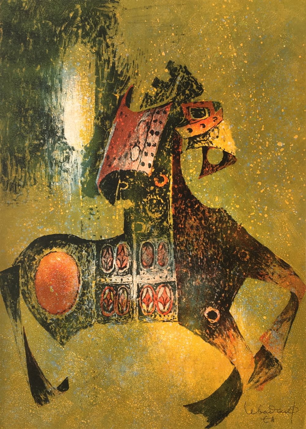 Cheval en habit de fête III