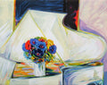 Le bouquet au piano