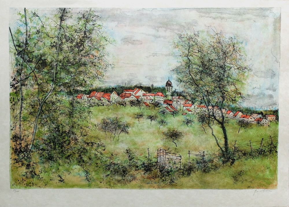 Le village au printemps