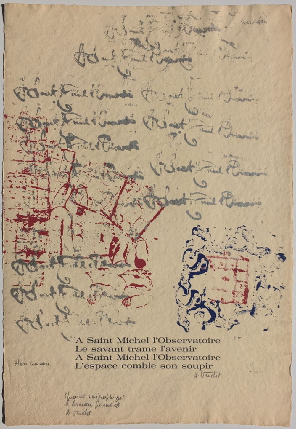 Ritournelle pour St Michel l'Observatoire - André Verdet