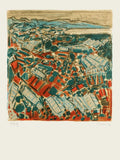 Les serres à Vallauris II (ciel beige)