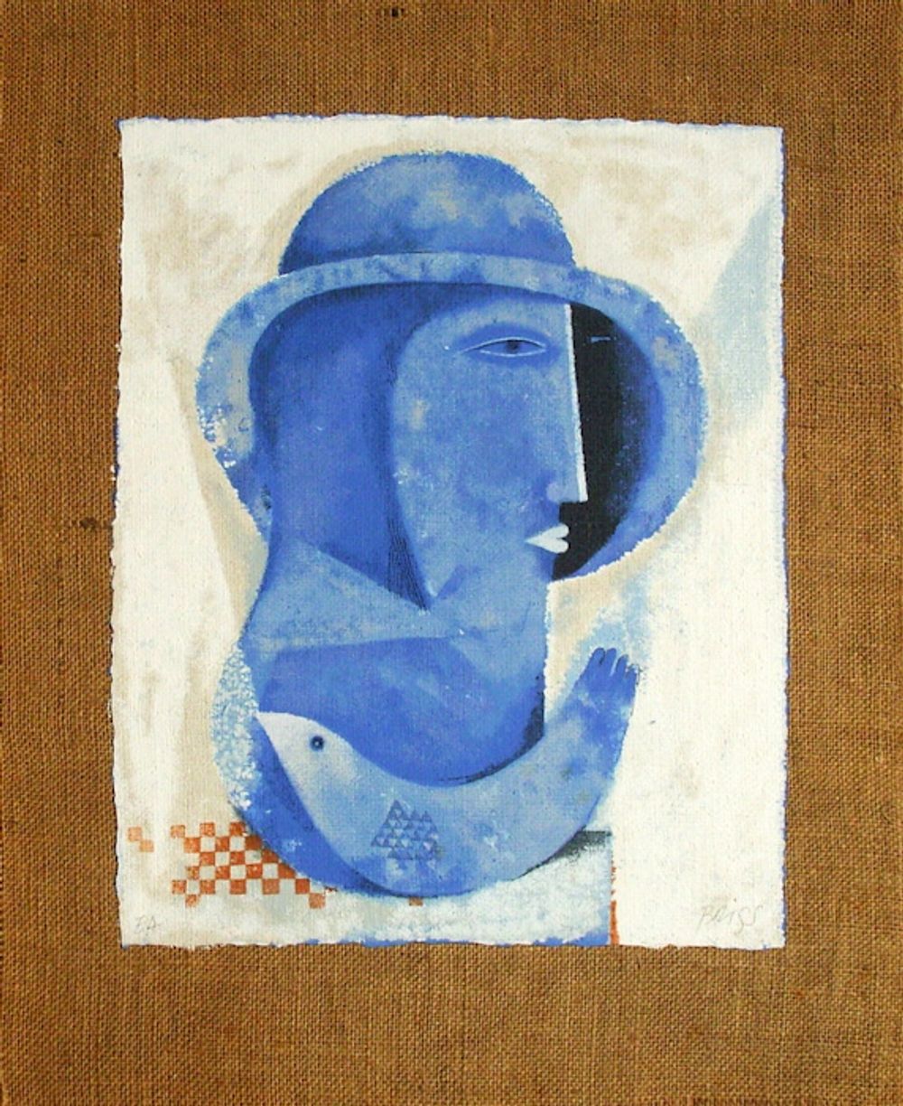 Le chapeau bleu