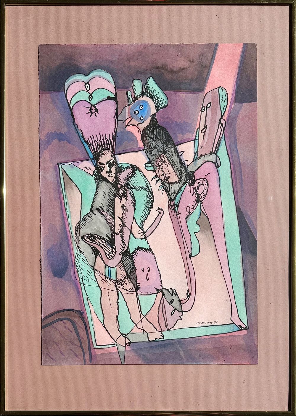 Trois personnages — vue 2