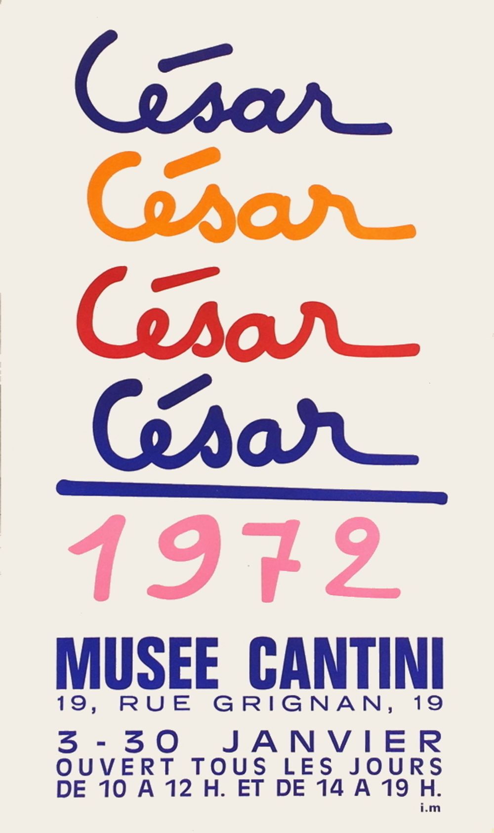 Expo 72 - Musée Cantini - Marseille