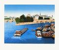 Paris - Péniches au Pont-Neuf