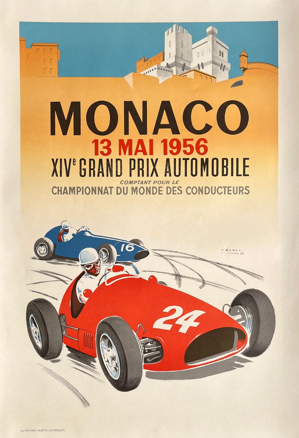 Monaco 1956 Grand Prix automobile par Jacques Ramel