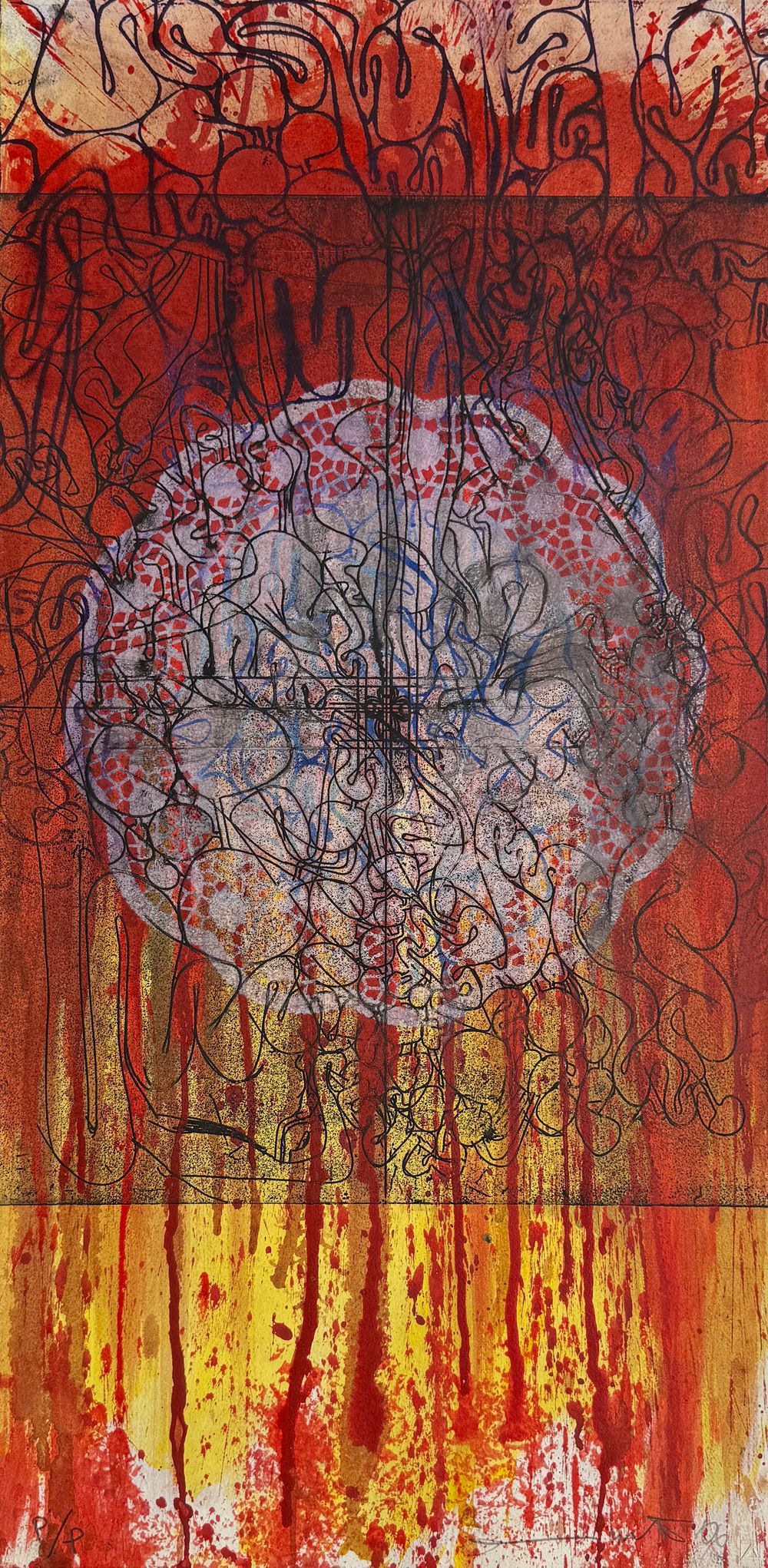 Ohne titel (orange-rot)