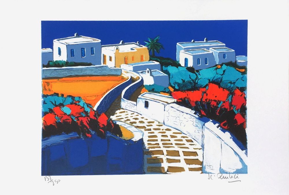 Mykonos : traverse fleurie