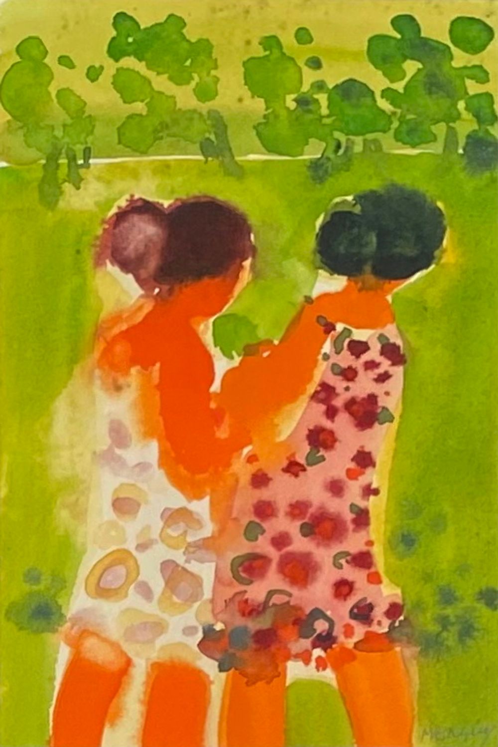 1968 - Deux jeunes filles