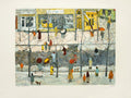 La rue Ordener en hiver