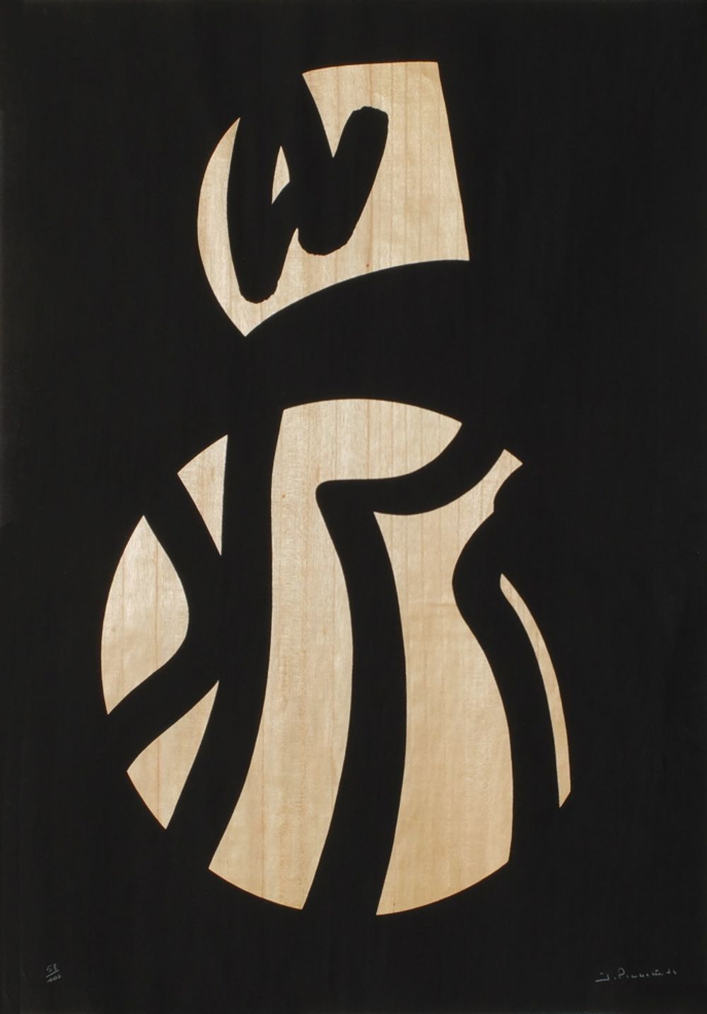 Noir sur bois II