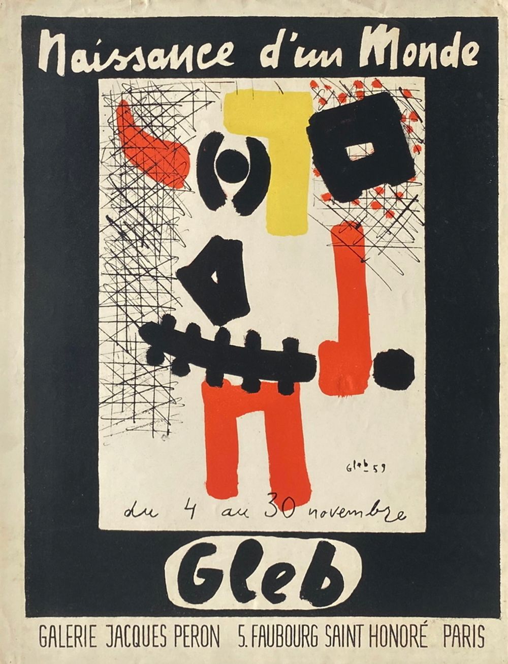 Expo 59 - Galerie Jacques Perron - Paris