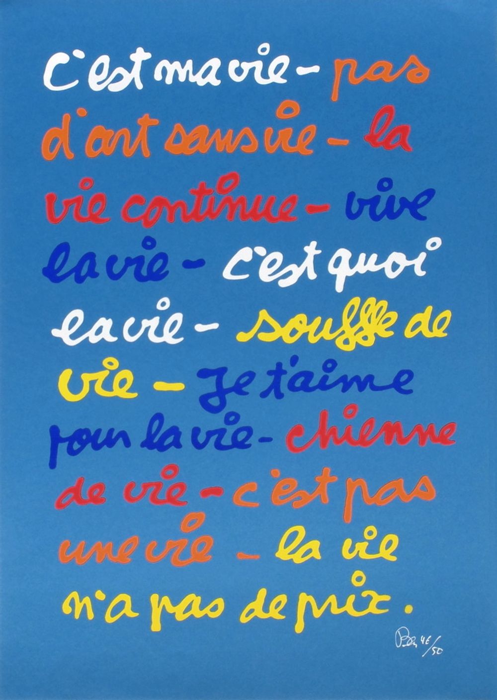 C'est ma vie...