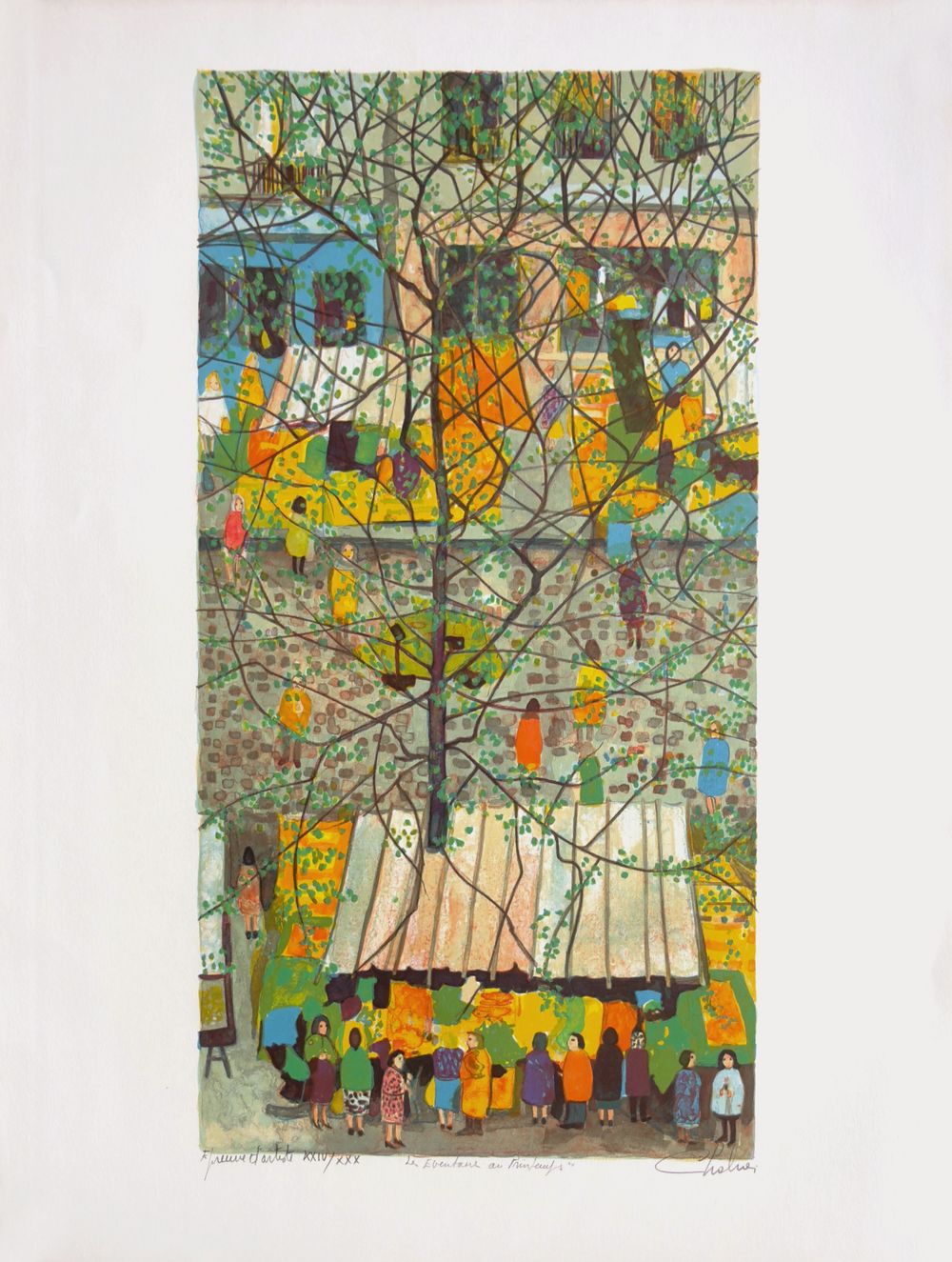 Les éventaires au printemps