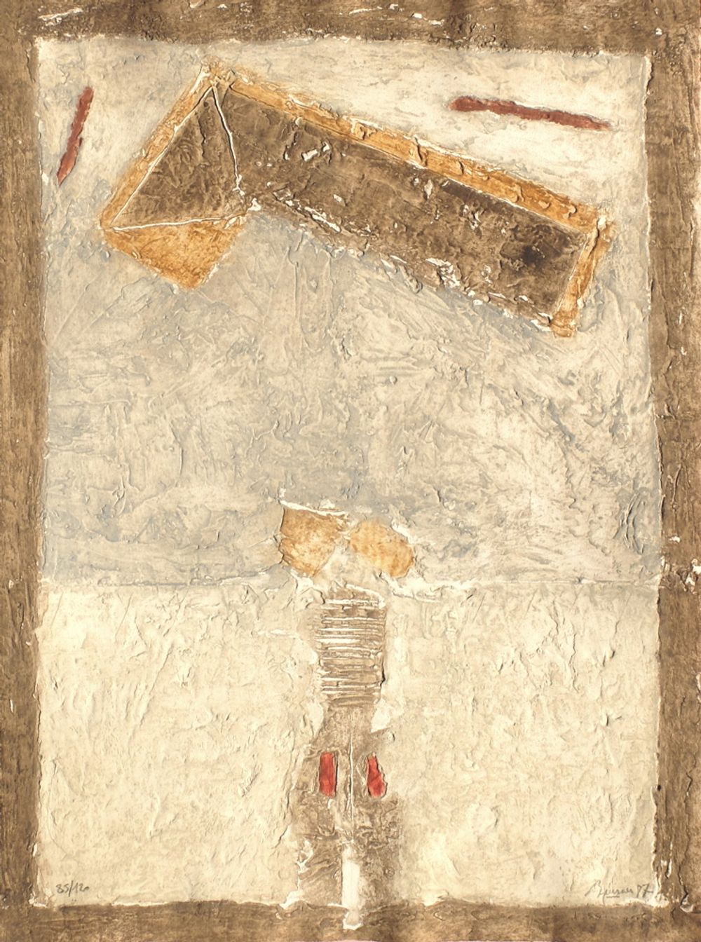 Fresque ocre II