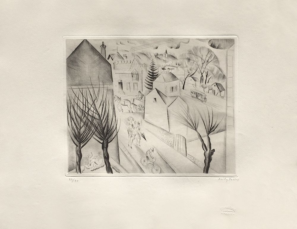 Paysage de banlieue