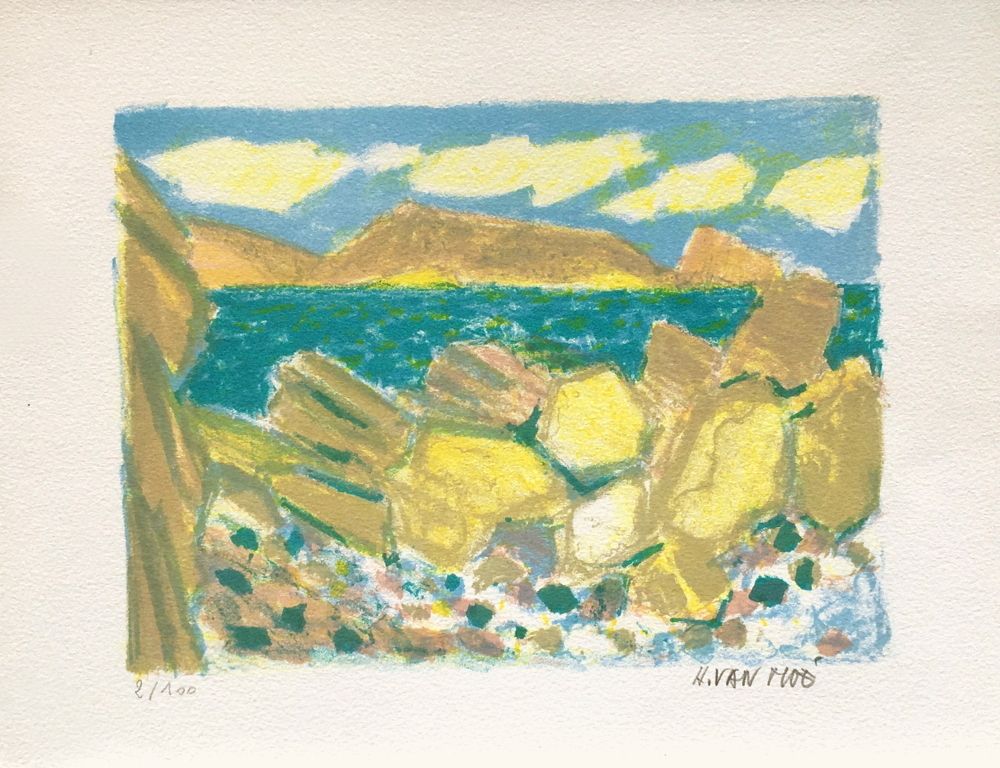 Les rochers sur la côte