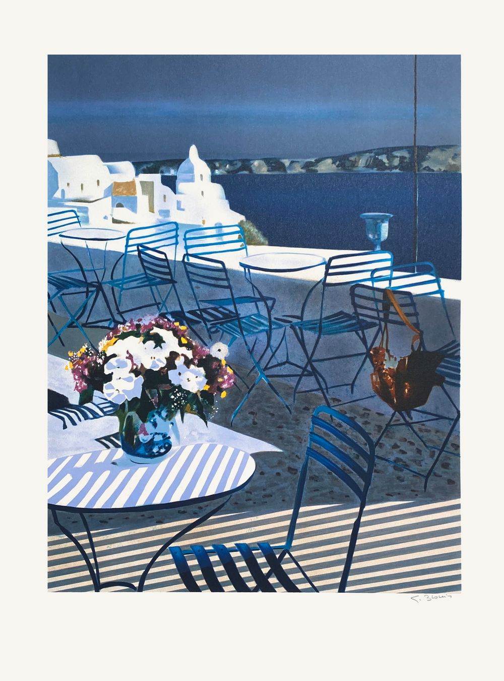 Terrasse à Myconos
