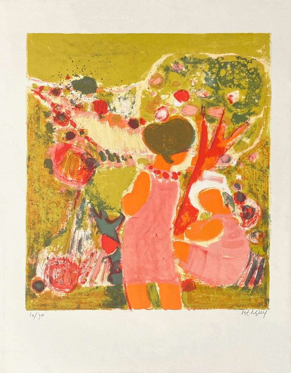 1968 - Deux femmes dans un paysage