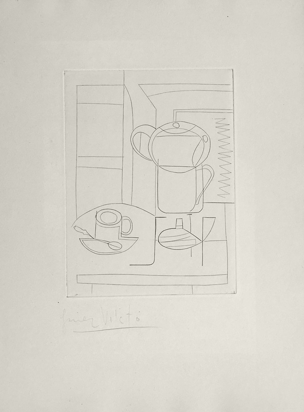Nature morte à la cafetière