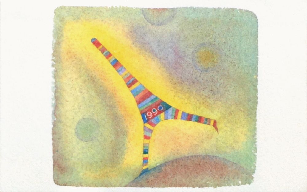 Carte de Voeux Paris 1990