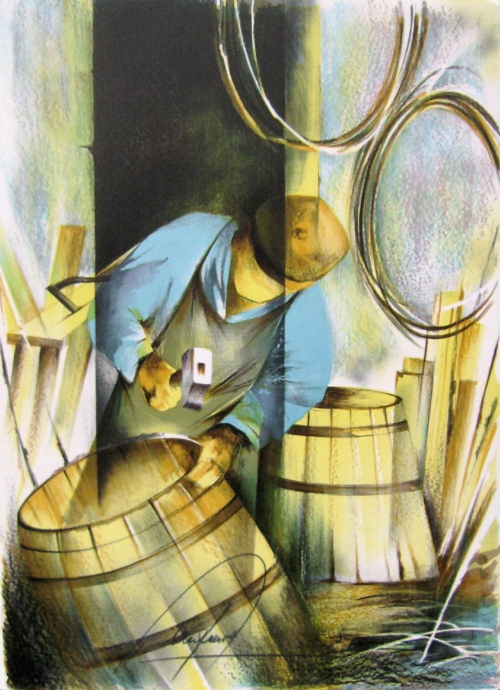 Métiers - Le tonnelier