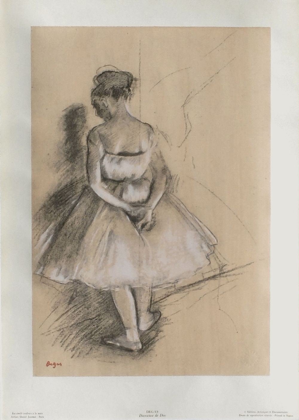 Danseuse de dos