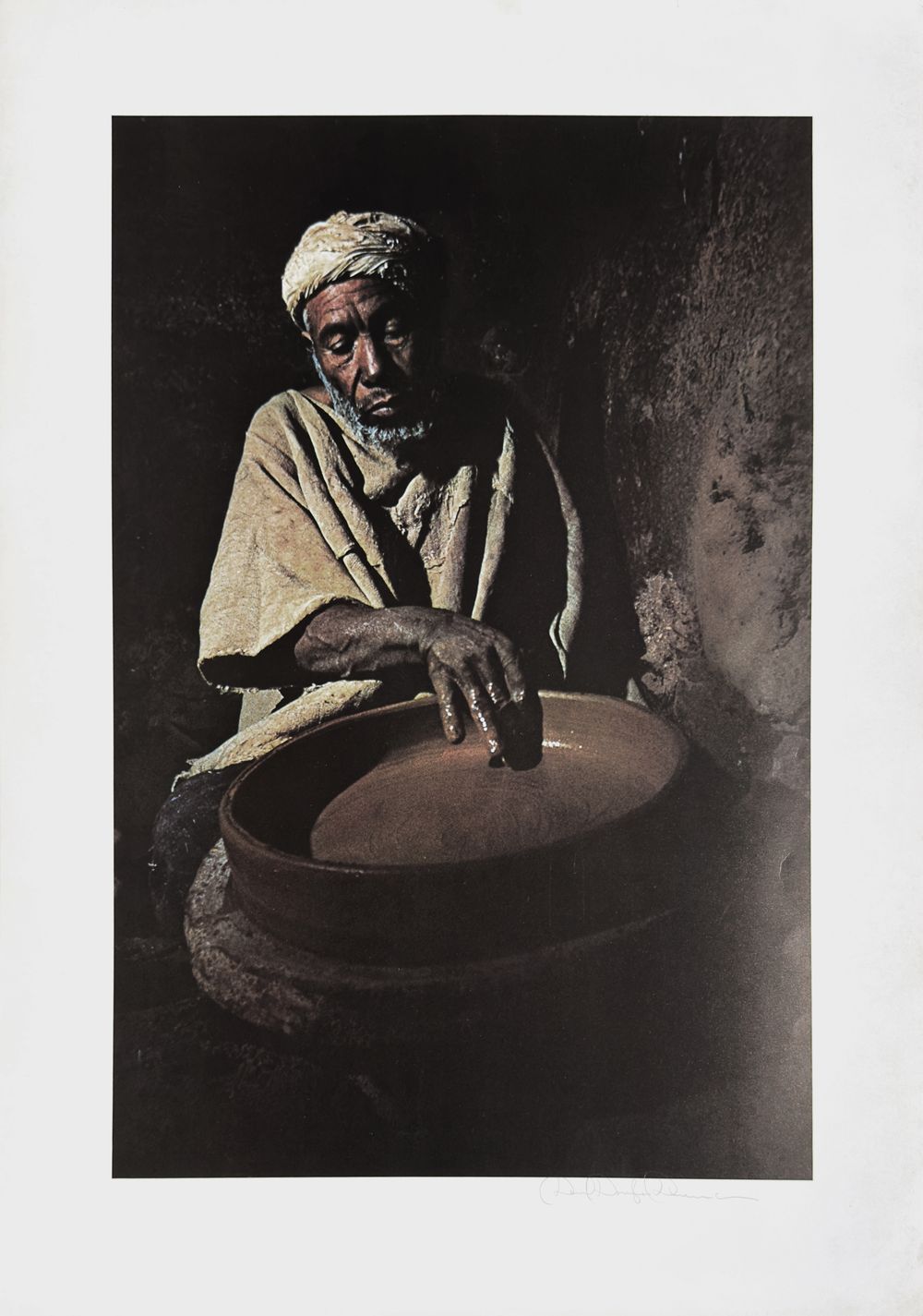 Old Moha the potter Morocco 1955