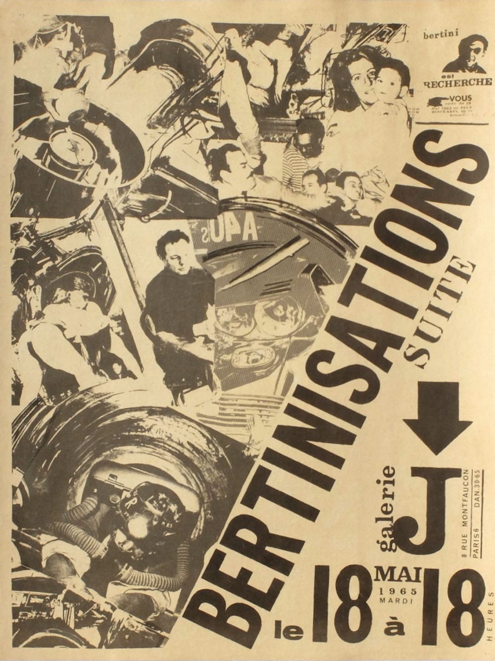 Expo 65 - Galerie J : Bertinisations suite