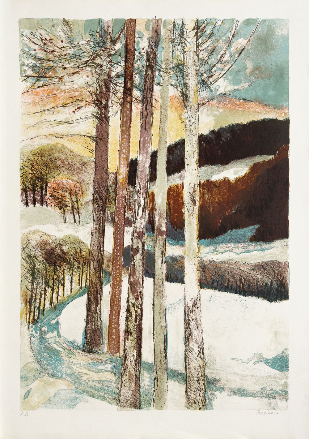 Les cinq arbres