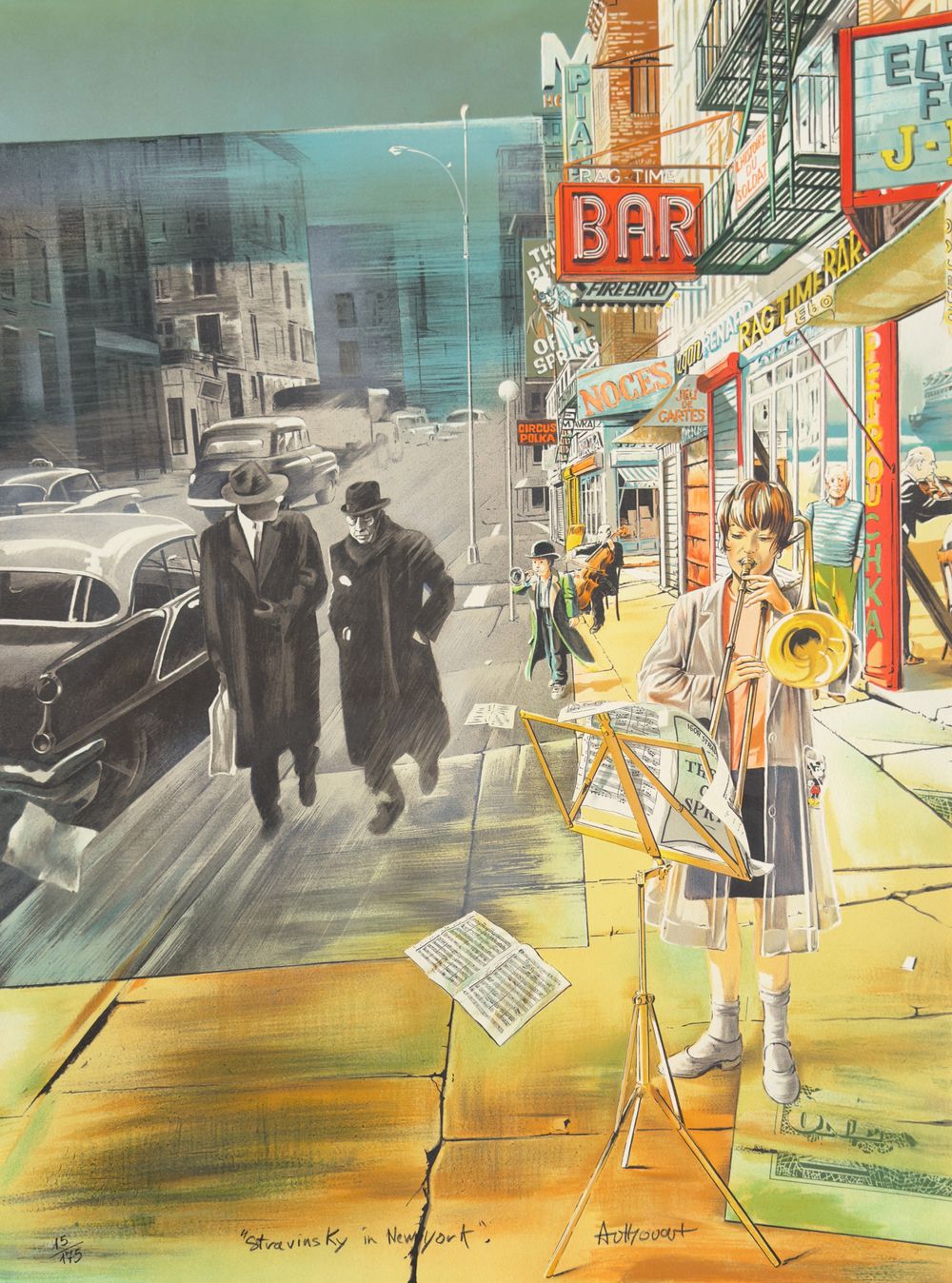 Stravinsky in New York (dyptique) — vue 2