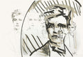 Rimbaud illuminations - Croquis de Rimbaud II