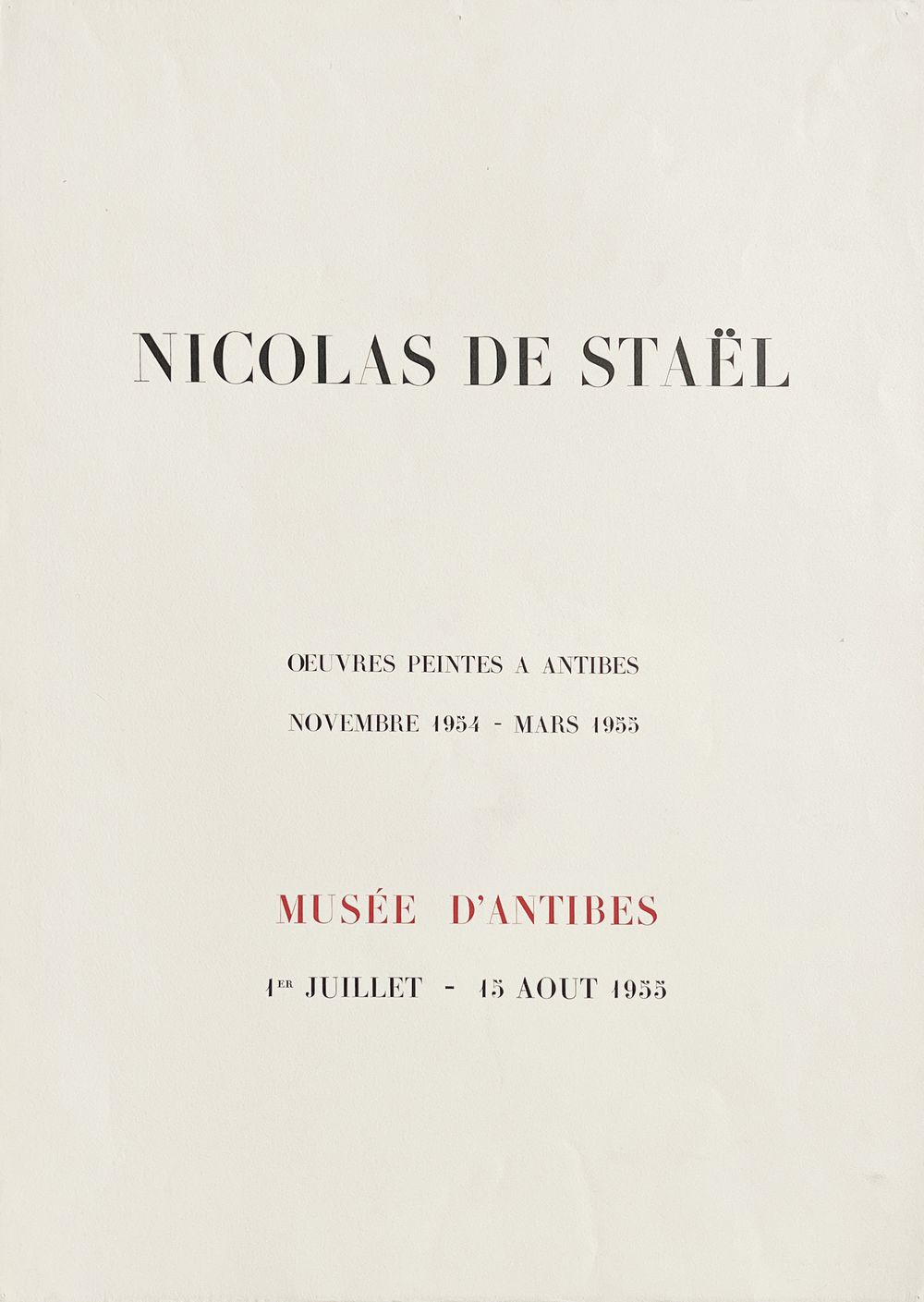 Expo 55 - Musée d'Antibes