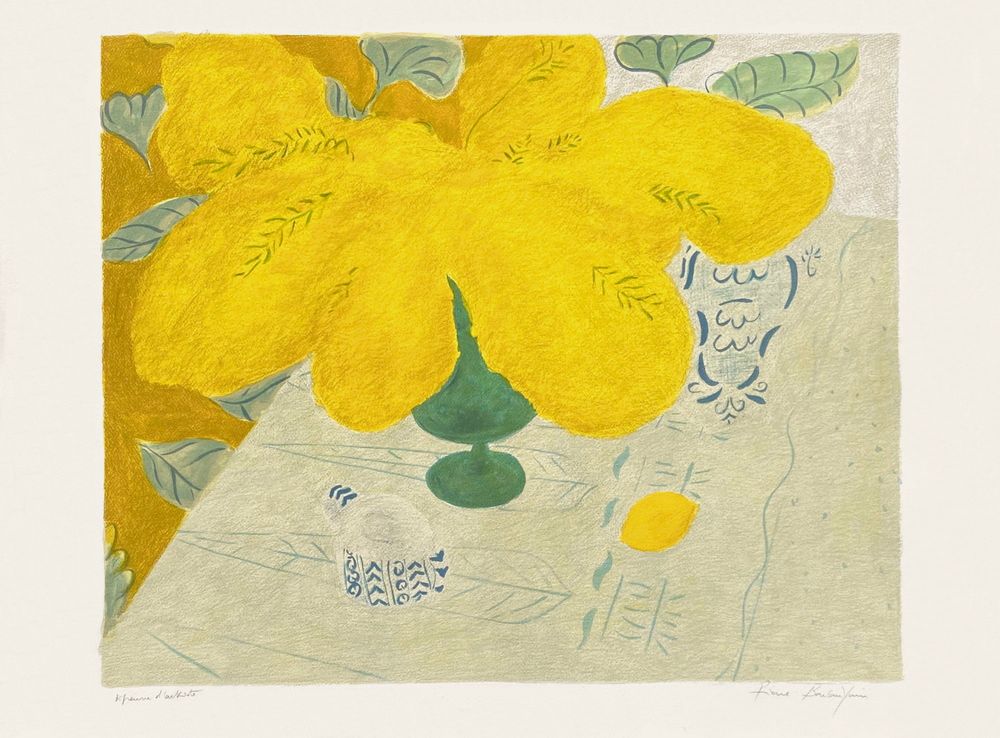 Grand bouquet jaune