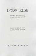 L'Oiseleuse (3 etchings full page + 6 in the text all unsigned)