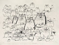 Paysage de chats