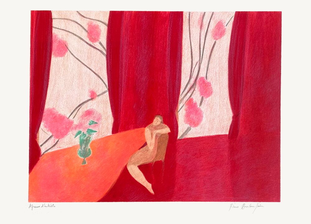 Les rideaux rouges