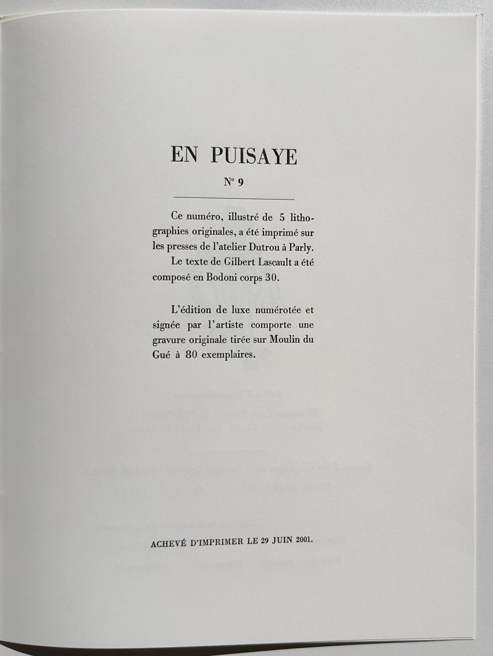 La Cité chimérique (5 lithographies) - Texte Gilbert Lascault — vue 6