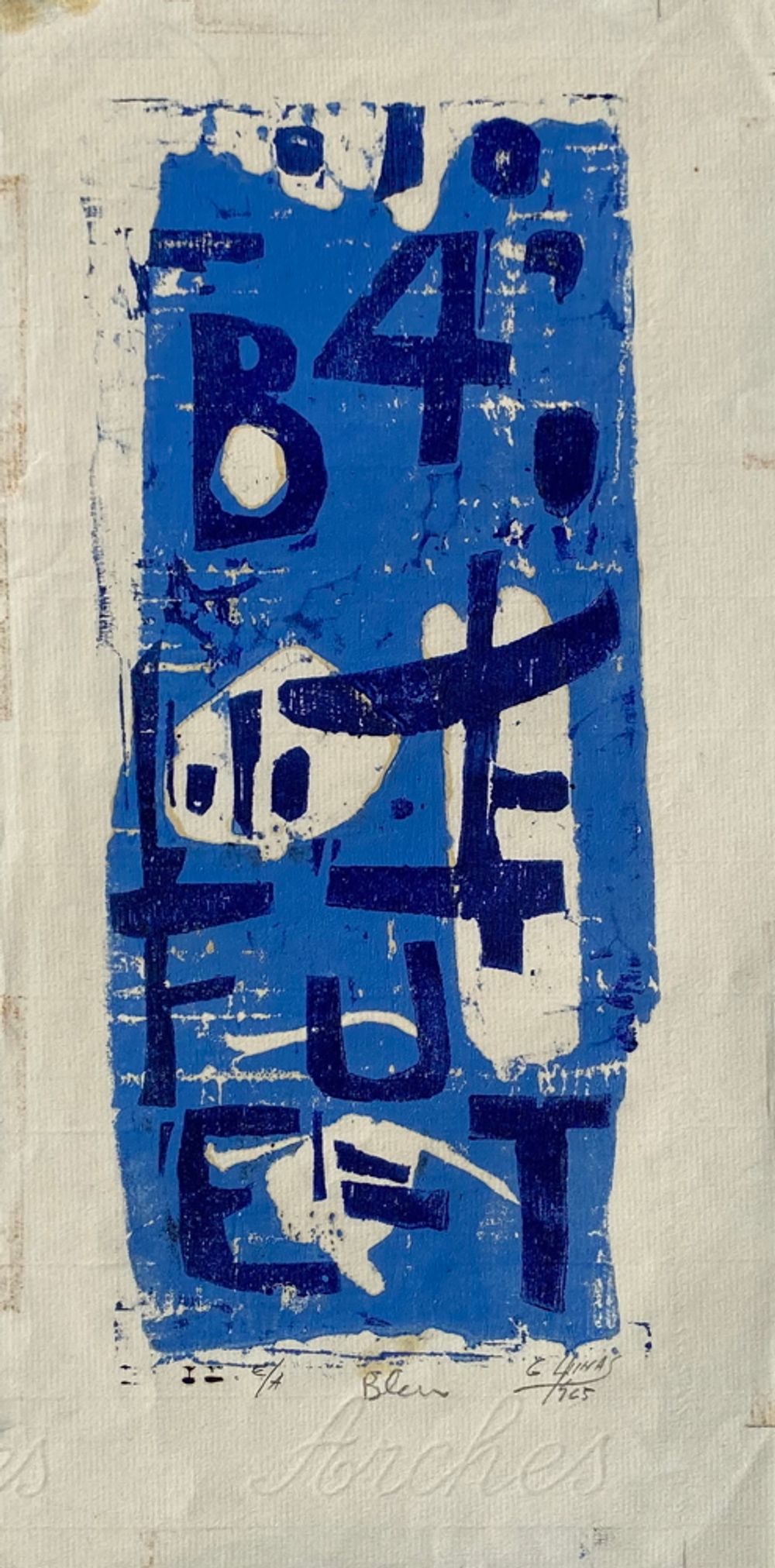 Composition IV bleu