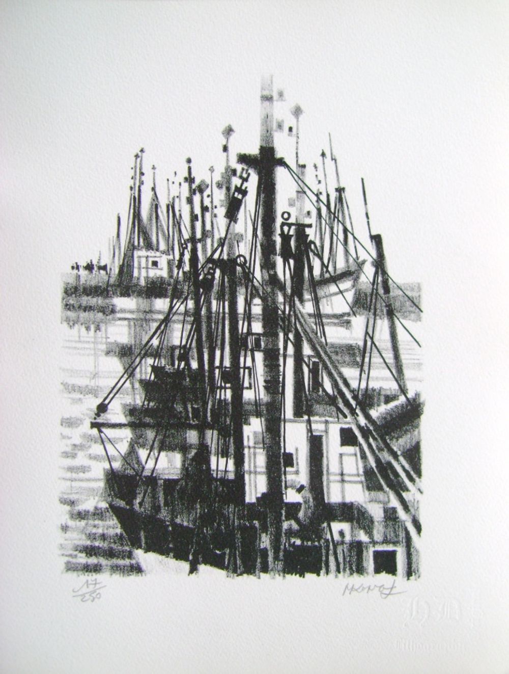 Chalutiers au port