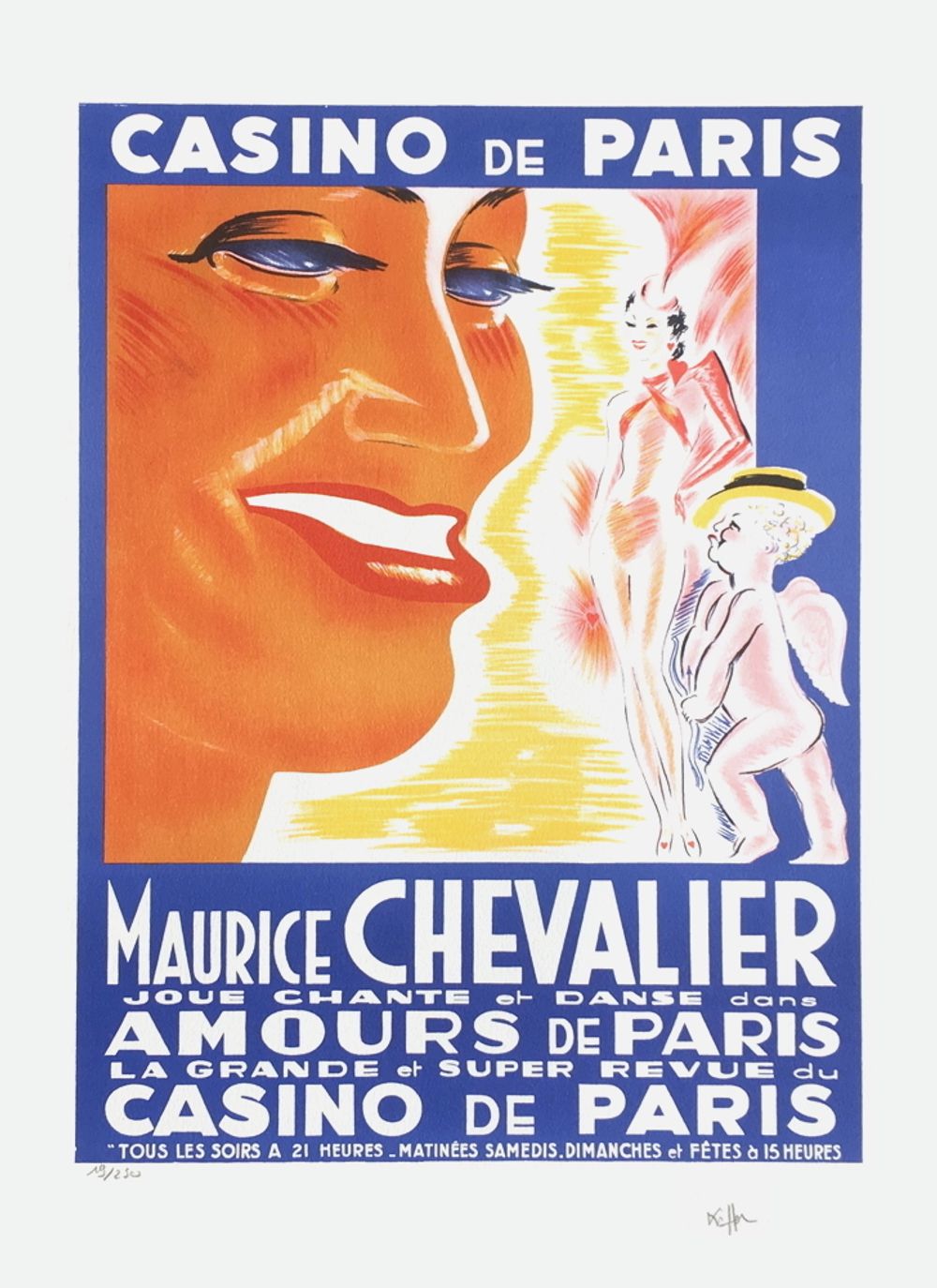 Maurice Chevalier joue chante et danse