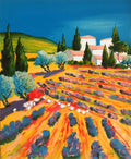 Lavandes à Montsolier