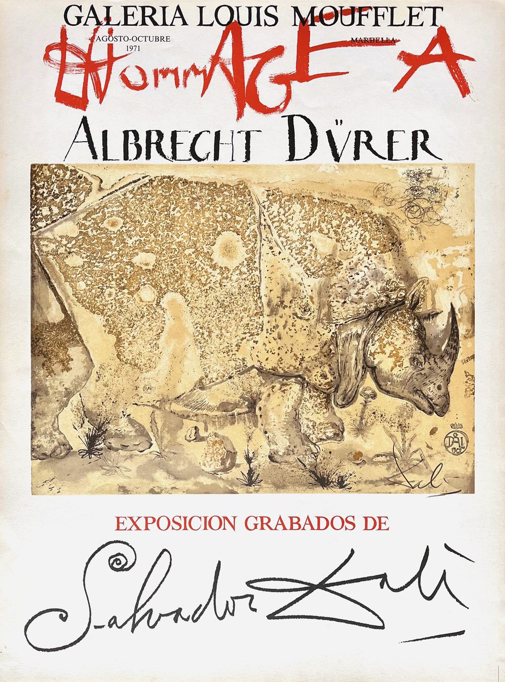 Expo 71 - Galeria Louis Moufflet - Hommage à Dürer