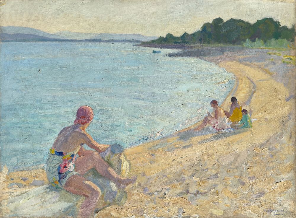 Après le bain, Golfe de Saint Tropez