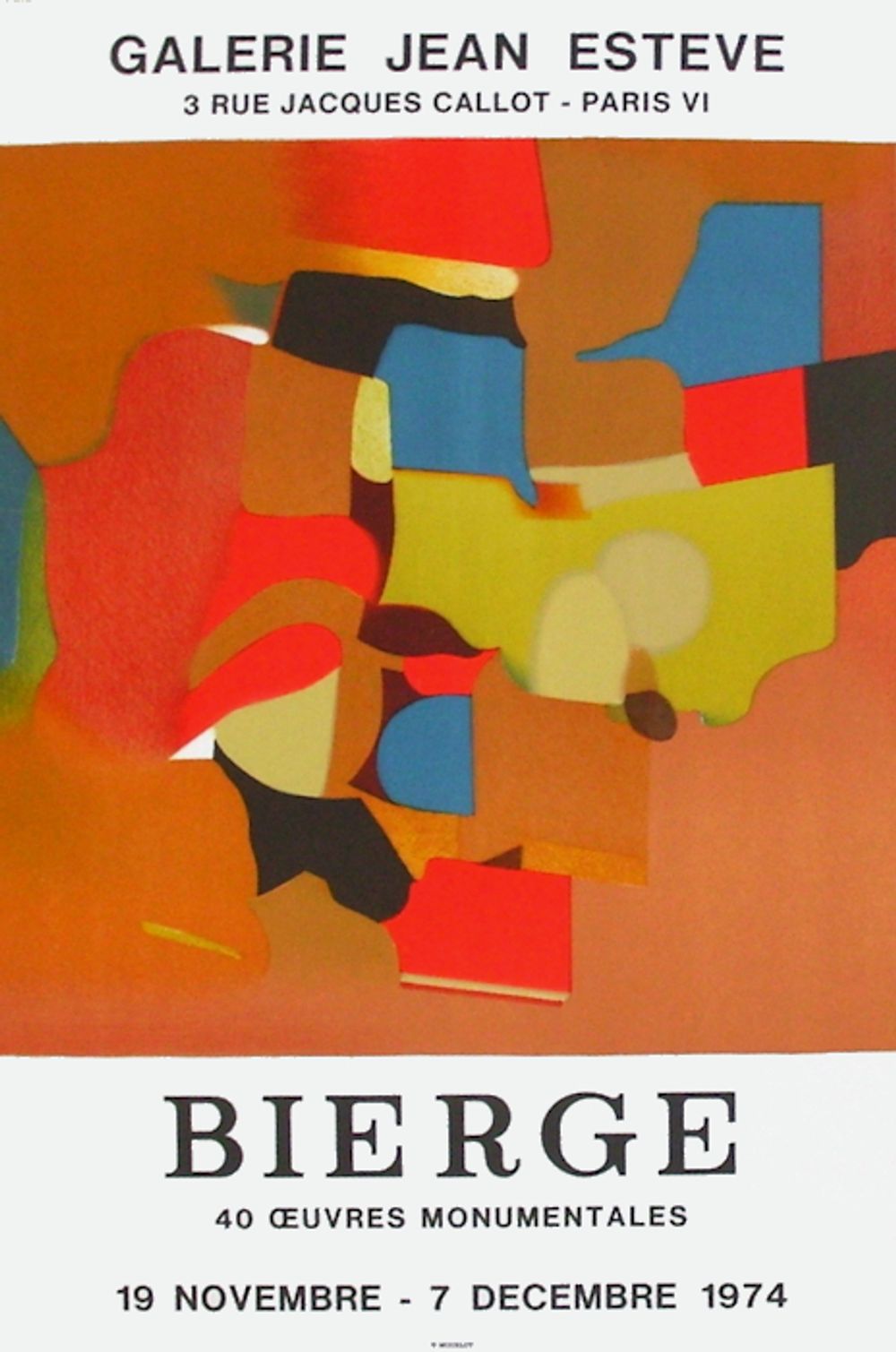 Expo 74 - Galerie Jean Esteve