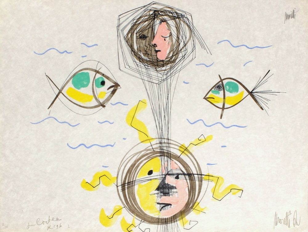 L'âge du verseau : visages et poissons