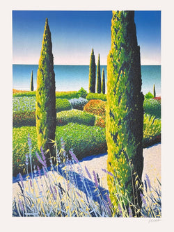 Le jardin aux cyprès